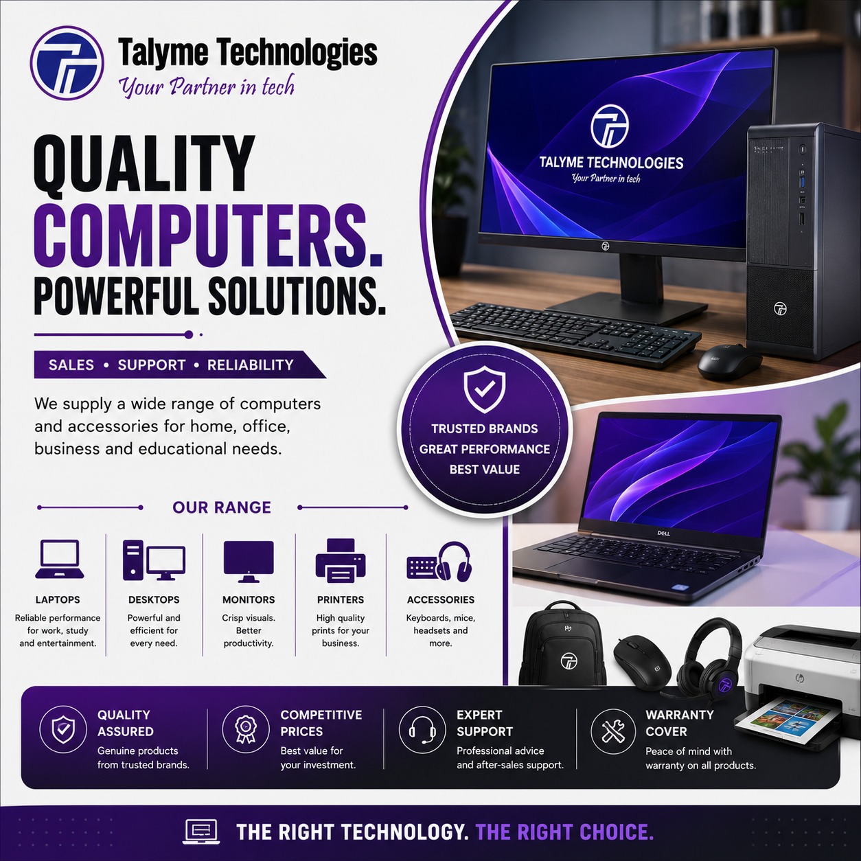 Computer Sales — Talyme Technologies poster
