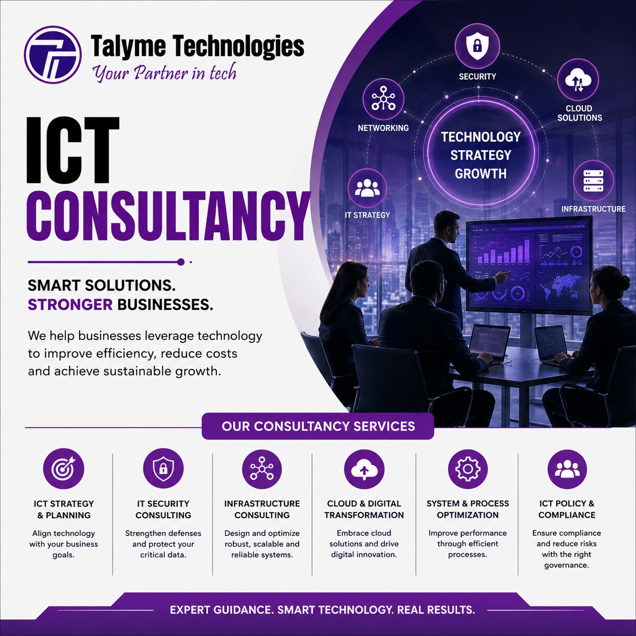 ICT Consultancy — Talyme Technologies poster